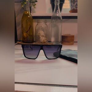 Quay Australia Black and Purple Sunglasses